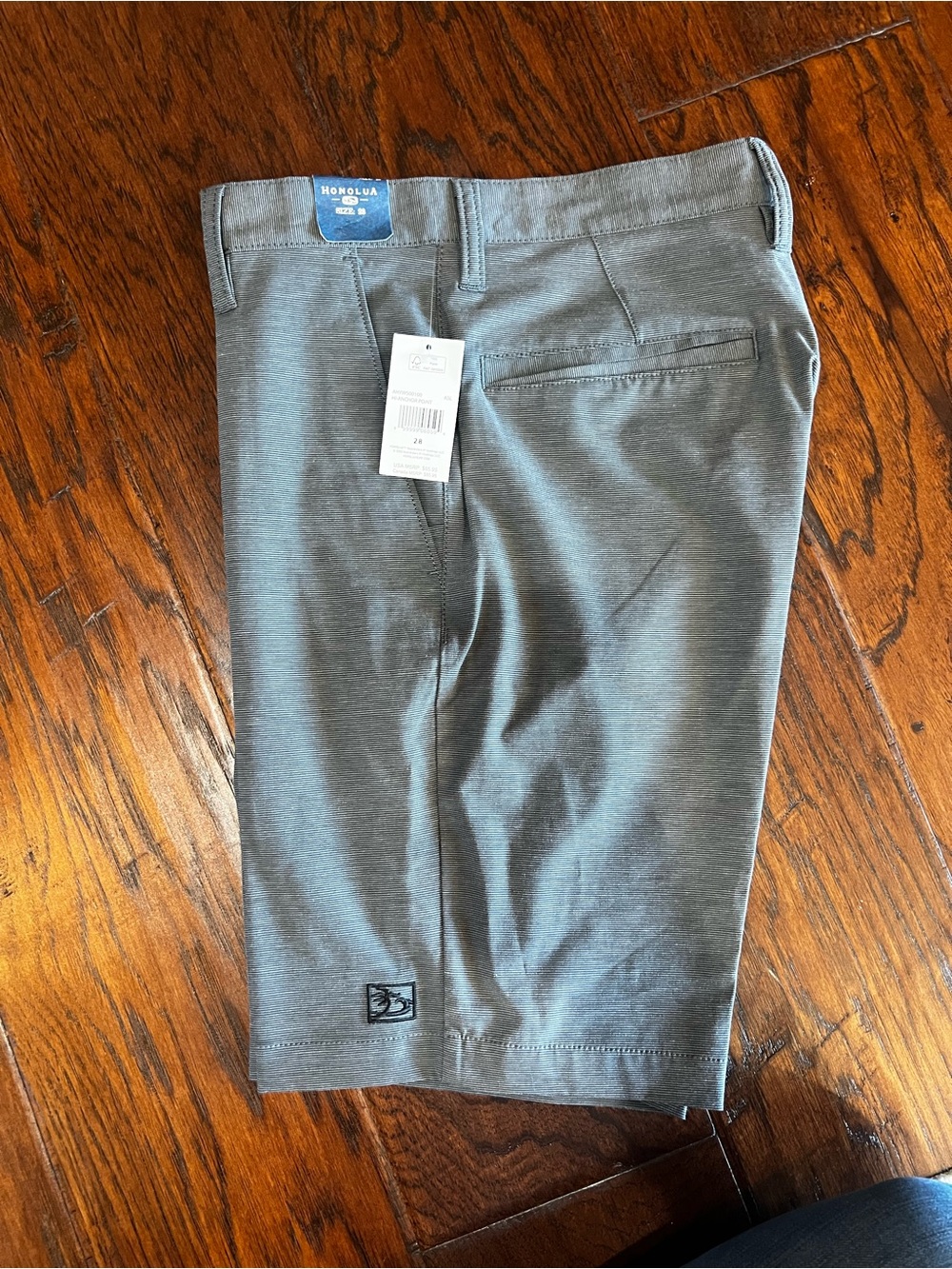 Honolua Hawaii Hi-Anchor Point Men’s Hybrid Shorts Size 28 Gray NWT